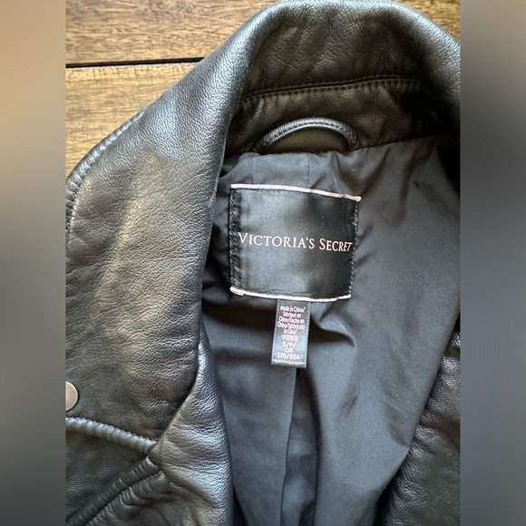 Victoria's Secret Faux Leather Jacket - Picture 8 of 9